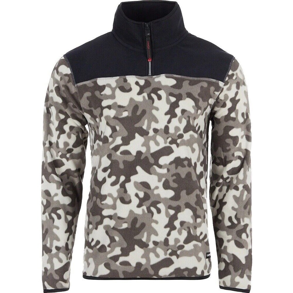 Canada Weather Gear Men's Colorblock 1/4 Zip Jacket Long Sleeves Warm Sz L